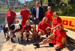 Gruppenfoto mit dem Bürgermeister der Stadt Füssen, Maximilian Eichstetter
