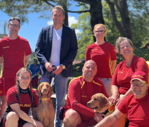 Gruppenfoto mit dem Bürgermeister der Stadt Füssen, Maximilian Eichstetter